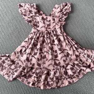 Kate Quinn Ruffled Blackberry Print Dress
